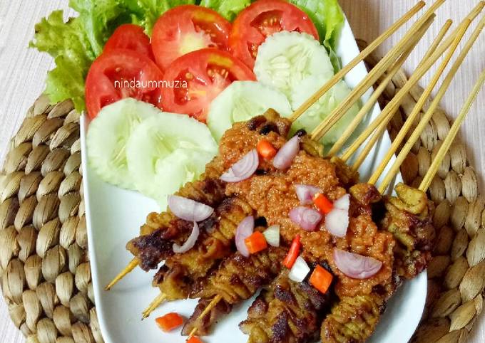 Sate Usus Ayam ala Angkringan