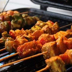 Vegetable Paneer Tikka Grill A picture of Vegetable Paneer Tikka Grill.