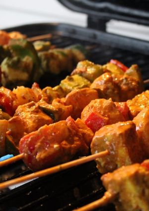 A picture of Vegetable Paneer Tikka Grill.