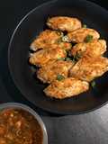 ไก่ย่างหมักผงลาบน้ำตก