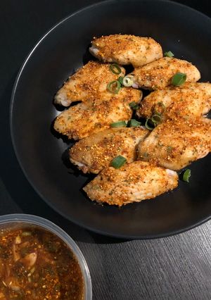 รูปของ ไก่ย่างหมักผงลาบน้ำตก