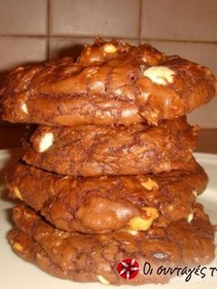 Φωτογραφία της συνταγής Μαλακά cookies τριπλής σοκολάτας