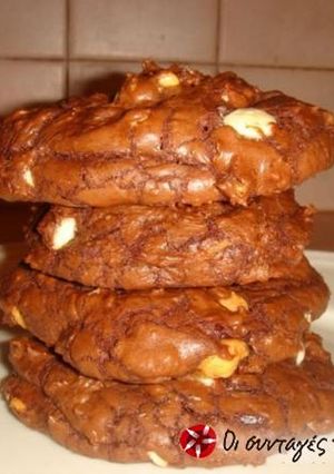 Φωτογραφία της συνταγής Μαλακά cookies τριπλής σοκολάτας