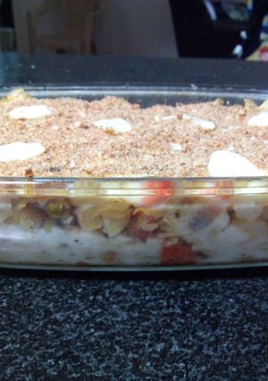 A picture of Silk Creamy Baked Cheese Macaroni Pasta.
