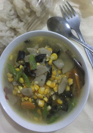 Foto resep Tumis Bakso Buncis Jagung Jamur Kuping & Wortel