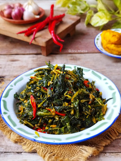 Foto resep Tumis Daun dan bunga pepaya (kates)