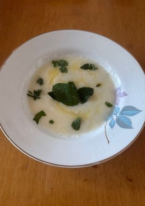 Una foto de Sopa de melón