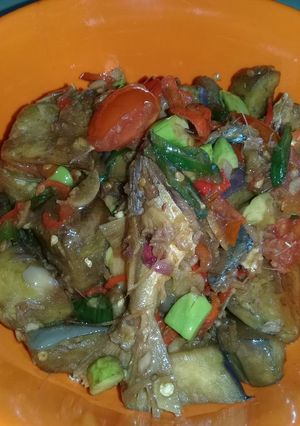 Foto resep Terong Ikan Asin Peda