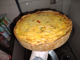 Tarta de Zapallito, Queso y Panceta