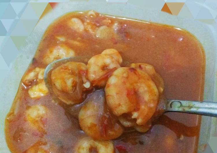 Resep Udang Asam Pedas, Sempurna