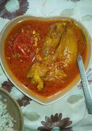عکسی از دستور خورشت بادمجان با مزه لذیذ😋