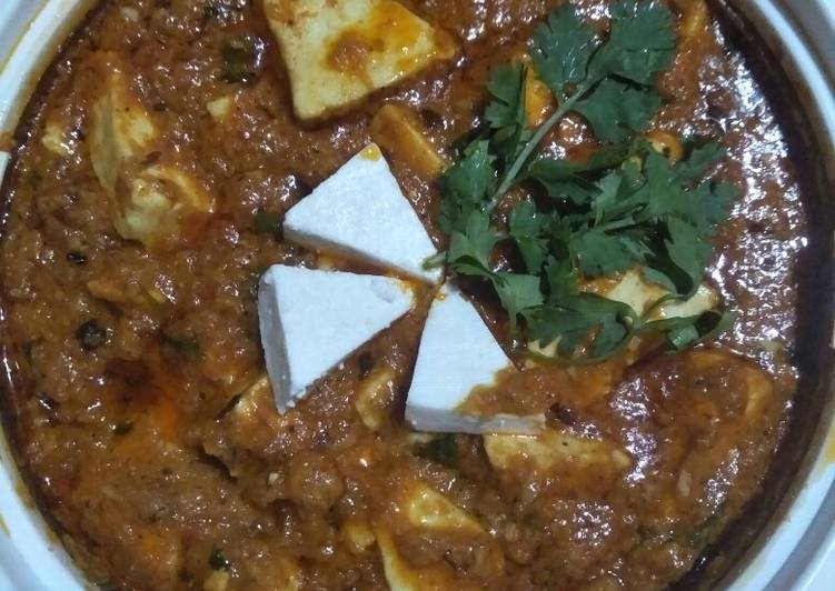 Steps to Make Quick Quick and easy Shahi paneer recipe