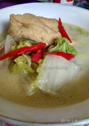 Foto resep Sayur sawi putih dan tahu coklat