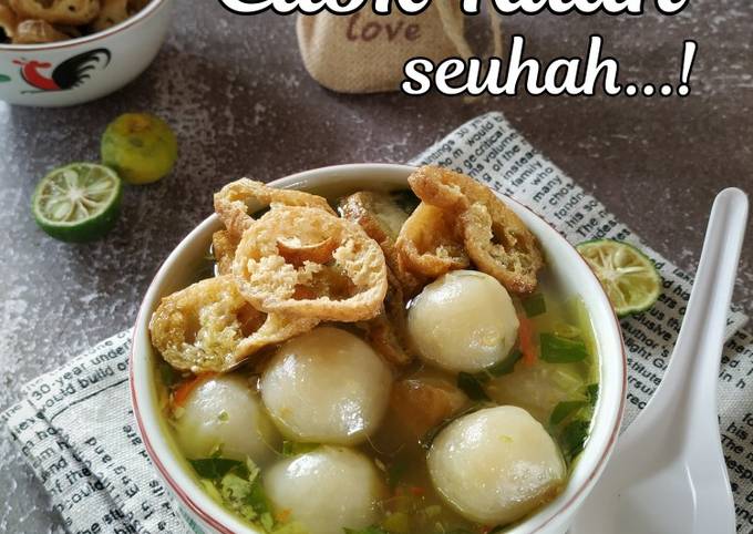 Anti Ribet, Memasak Cilok Kuah Seuhah Ekonomis