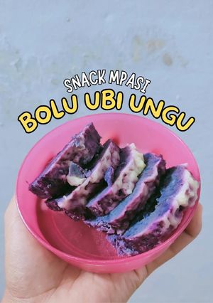 Foto resep Snack MPASI : Bolu Ubi Ungu