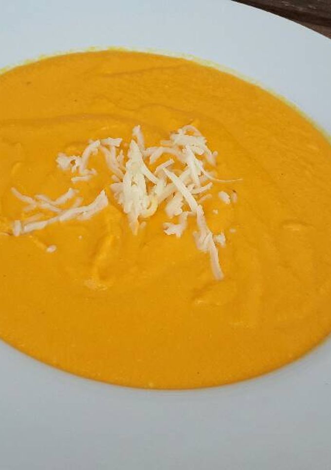 Una foto de Crema de calabaza especial, con zanahoria, jengibre y naranja
