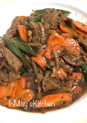 Foto resep Sapi Lada Hitam