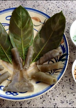 Hình của món Bánh lá mít - rau mơ.