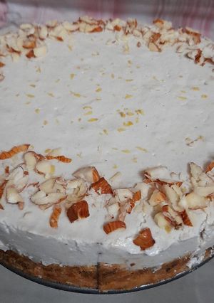 A picture of Carrot cheesecake.