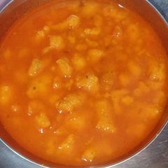 A picture of Mangodi ki sabzi.