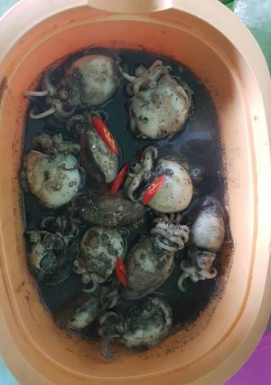 Foto resep Sotong kuah hitam