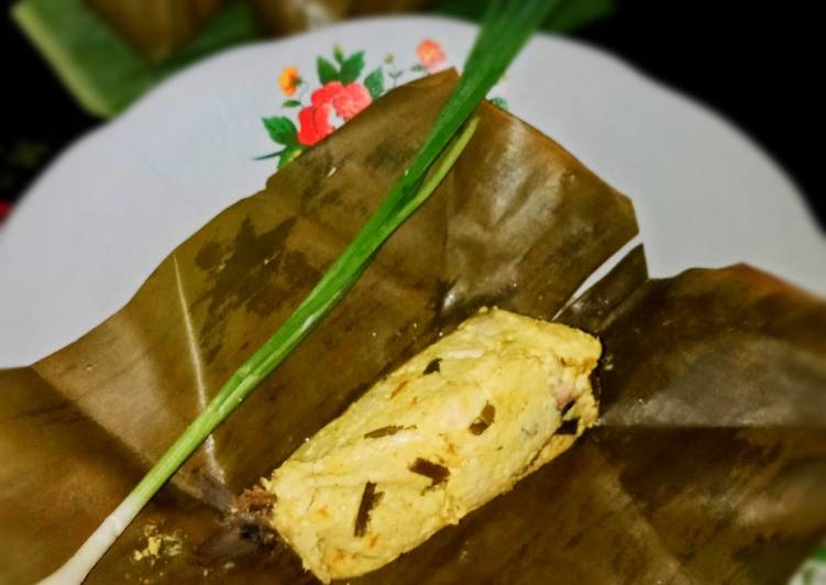 Resep Pepes Kelapa Tahu Ikan Cue, Lezat