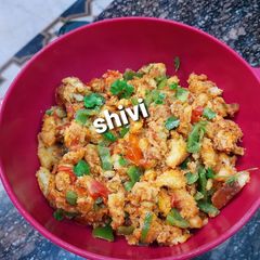 A picture of Bread poha.
