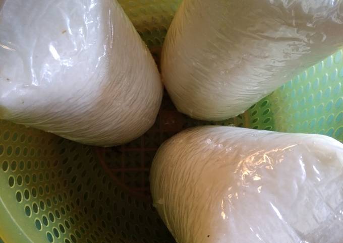 Cara Membuat Lontong Plastik Untuk Jualan