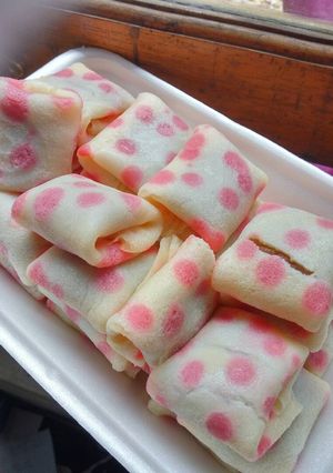 Foto resep Dadar Gulung Polkadot Isi Selai Apel Malang