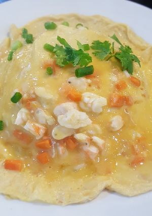 รูปของ ข้าวไข่ข้นกุ้งสับ