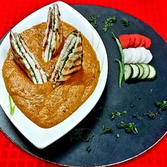 A picture of Tricolour Grilled Paneer.