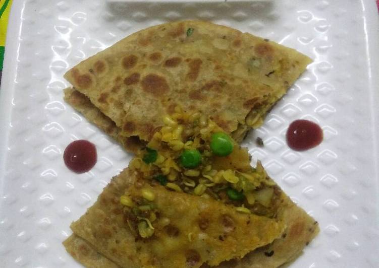 Steps to Prepare Ultimate Sprouts paratha