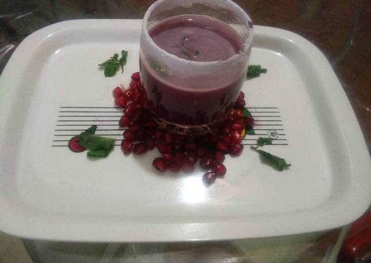 Recipe of Award-winning Pudina anar ka juice