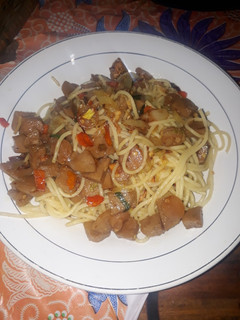 Foto resep Spaghetti bumbu tumis