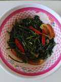 Tumis kangkung saus tiram (saori)