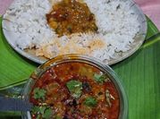 A picture of daal chawal