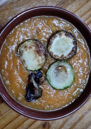 Una foto de Sopa crema vegana 🌿