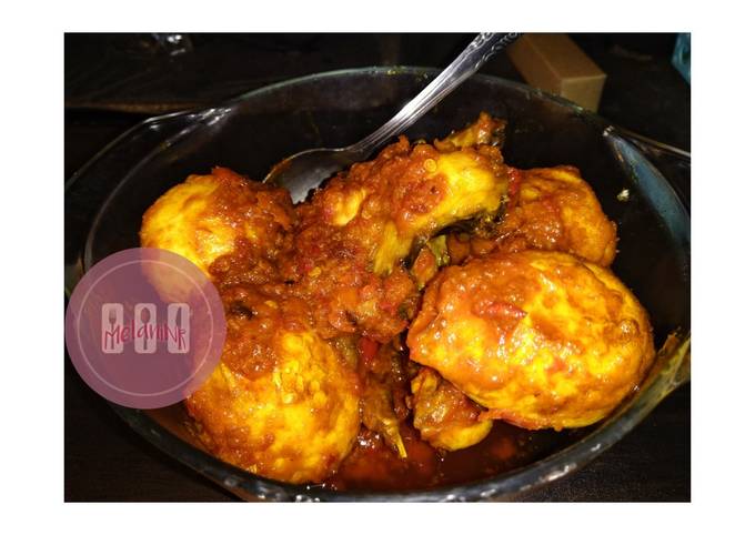 Resep Ayam Telur Balado super mudah Anti Gagal