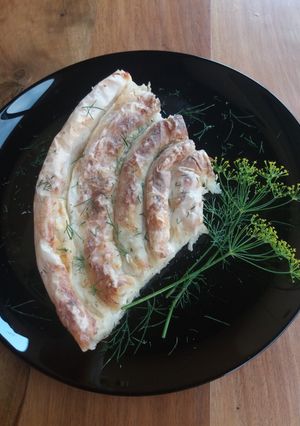Kapros túrós burek recept fotója