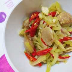 รูปของ ❤️ Tumis Labu Siam Bakso~