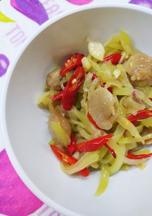 Foto resep ❤️ Tumis Labu Siam Bakso~
