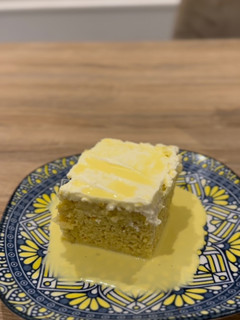 صورة لوصفة كيكة الزعفران🌼