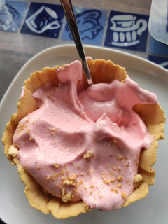 Una foto de Espuma de fresas Monsieur Cuisine Connect
