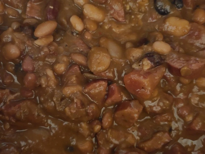 Easy Steps to Make Recipe 15 bean Cajun soup mix with smoked sausage &amp;amp; rice that is Really Delicious, Really Delicious}
