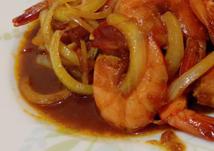 Udang tumis kecap
