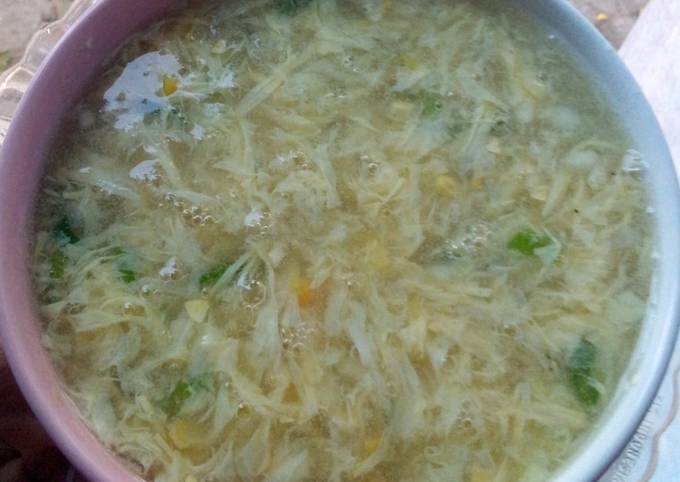 Resep Corn Soup (Soup Jagung) ala resto Chinese food yang Enak Banget