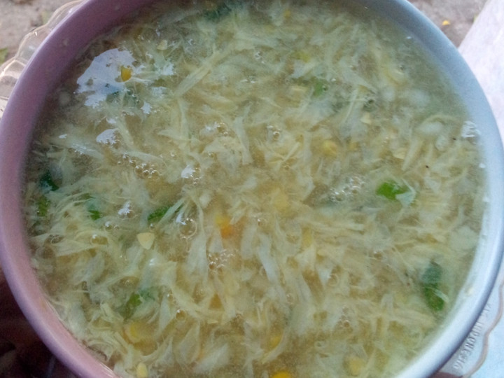 Resep Corn Soup (Soup Jagung) ala resto Chinese food yang Enak Banget