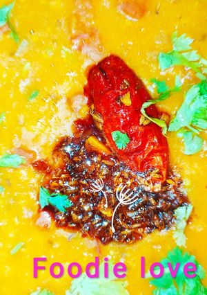 A picture of Punjab dal tadka.