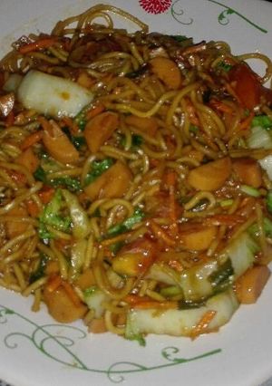 Foto resep Mie goreng sosis istimewa