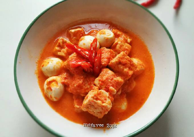 Telur Puyuh Masak Merah